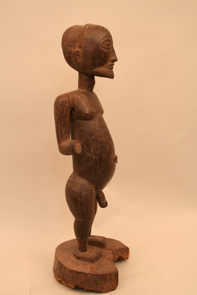 HEMBA (statue ), d`afrique : Rép.démoncratique du Congo., statuette HEMBA (statue ), masque ancien africain HEMBA (statue ), art du Rép.démoncratique du Congo. - Art Africain, collection privées Belgique. Statue africaine de la tribu des HEMBA (statue ), provenant du Rép.démoncratique du Congo., 1184/4423.Ancienne statue d